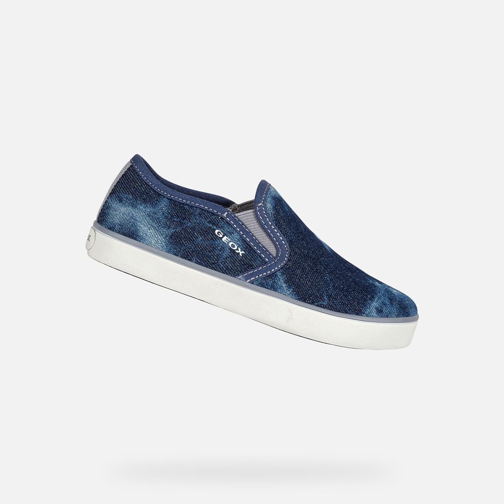 Geox Erkek Çocuk Spor Ayakkabı Mavi - Kilwi - FGX-108674